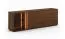 TV-Unterschrank Sienne 10, aus Massivholz Wildeiche, getöntes Glas, in Tabacco geölt, inkl. LED-Beleuchtung, Push-to-open Funktion, Maße: 60 x 185 x 43,5 cm