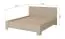 Doppelbett | Weiß | Liegefläche: 160 x 200 cm | inkl. Lattenrost | kratz- und feuchtigkeitsbeständige Platte | Einfarbig | hoher Schlafkomfort