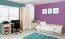 Jugendzimmer - Kommode Gabriel 01, Farbe: Eiche Braun / Creme - 75 x 42 x 38 cm (H x B x T)