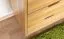 Kommode Eiche massiv natur Aurornis 41 - Abmessungen: 104 x 142 x 40 cm (H x B x T)