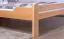 Doppelbett "Easy Premium Line" K4 in Überlänge, 180 x 220 cm Buche Vollholz massiv Natur