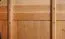 Kommode Slatina 11, Farbe: Eiche / Schwarz, teilmassiv - Abmessungen: 71 x 91 x 45 cm (H x B x T)
