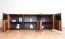 Kommode "Lopar" 10, Farbe: Nuss / Schwarz, teilmassiv - Abmessungen: 63 x 182 x 51 cm (H x B x T)