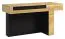 Schlafzimmer Komplett - Set H Lipik, 9-teilig, teilmassiv, Farbe: Eiche / Schwarz