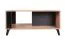 Couchtisch Lassila 07, Farbe: Eiche Artisan / Schwarz - Abmessungen: 47 x 100 x 60 cm (H x B x T)