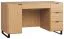 Schreibtisch Patitas 02, Farbe: Eiche - Abmessungen: 78 x 140 x 67 cm (H x B x T)