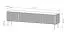 Langes TV-Board / TV-Möbel Goulette 05 | Farbe: Kaschmir | Push-to-open Funktion | 4 Kipptüren | ABS-Kantenschutz | Maße: 51 x 195 x 39,5 cm | für Wohnzimmer