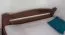 Jugendbett "Easy Premium Line" K4, 120 x 200 cm Buche Vollholz massiv dunkelbraun lackiert