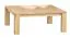 Couchtisch Jussara 15, Farbe: Hellbraun, Eiche massiv – 100 x 100 x 39 cm (B x T x H)