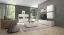 Hängeregal / Wandregal Garim 40, Farbe: Beige Hochglanz - 30 x 90 x 21 cm (H x B x T)