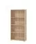 Bücherregal Knide 08, Farbe: Eiche Sonoma, vier Fächer, ABS-Kantenschutz, gut kombinierbar, Maße: 142 x 70 x 24,5 cm, für Wohnzimmer