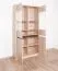 Vitrine Popondetta 21, Farbe: Sonoma Eiche - Abmessungen: 200 x 95 x 38 cm (H x B x T)