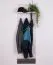 Garderobe Knoxville 23, Farbe: Kiefer Weiß / Grau - Abmessungen: 136 x 40 x 20 cm (H x B x T)