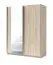 Schiebetürenschrank / Kleiderschrank Trikala 08, Farbe: Eiche - Abmessungen: 198 x 150 x 60 cm (H x B x T)