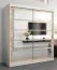 180 cm breiter Kleiderschrank mit 10 Fächern und 2 Türen | Farbe: Sonoma Eiche / Weiß Abbildung