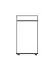 Kleiderschrank | 2 Drehtüren | 1 Fach | mit Kleiderstange | 80 cm breit | Massivholz | Farbe: Nuss Abbildung