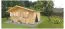 Gartenhaus SA17 - 44 mm Blockbohlenhaus, Grundfläche: 19,90 m², Satteldach
