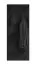 Garderobe Lautela 08, Farbe: Schwarz - Abmessungen: 153 x 60 x 3 cm (H x B x T)