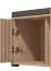 Sitzbank mit Stauraum Paduna 02, gepolsterte Sitzfläche, zwei Türen, ABS-Kanten, zwei Fächer, Maße: 49 x 80 x 40 cm, einfaches und modernes Design