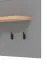 Garderobe - Set D Banat, 5-teilig, ABS-Kantenschutz, ein Garderobenschrank mit Spiegel, eine Kommode, ein Spiegel, ein Schuhschrank, eine Garderobe mit vier Haken