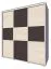 Schiebetürenschrank / Kleiderschrank Rabaul 38, Farbe: Sonoma Eiche hell / Sonoma Eiche dunkel - Abmessungen: 210 x 170 x 60 cm (H x B x T)