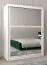 150 cm breiter Kleiderschrank mit 5 Fächern und 2 Türen | Farbe: Weiß Abbildung