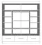 Schiebetürenschrank / Kleiderschrank mit Spiegel | 218 x 203 x 61 cm | Weiß | Lusatian 18 | 2 Türen | 3 Schubladen | 12 Fächer | viel Stauraum