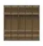 Kleiderschrank mit fünf Glastüren Neiafu 72, inkl. LED-Rahmen und Innenbeleuchtung, Maße: 224 x 227 x 56 cm, Soft-Close-Funktion, drei Kleiderstangen