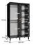 Eleganter Kleiderschrank mit fünf Fächern Jotunheimen 123, Farbe: Weiß - Abmessungen: 208 x 120,5 x 62 cm (H x B x T)