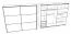 Schiebetürenschrank / Kleiderschrank Sabadell 14, Farbe: Weiß / Weiß Hochglanz - 222 x 269 x 64 cm (H x B x T)