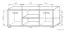 TV-Unterschrank Kerowagi 20, Farbe: Sonoma Eiche - Abmessungen: 50 x 130 x 49 cm (H x B x T)