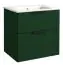 Waschtischunterschrank Ongole 10, Farbe: Dunkelgrün – Abmessungen: 62 x 61 x 46 cm (H x B x T)
