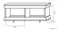 Couchtisch Wewak 11, Farbe: Sonoma Eiche - Abmessungen: 120 x 60 x 49 cm (B x T x H)