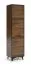 Schrank Altels 18, Farbe: Walnuss - Abmessungen: 185 x 48 x 40 cm (H x B x T)