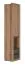 Schrank Cerdanyola 06, Farbe: Eiche / Grau - Abmessungen: 216 x 53 x 46 cm (H x B x T)