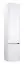 Badezimmer - Hochschrank Kolkata 85, Farbe: Weiß glänzend – 160 x 35 x 35 cm (H x B x T)