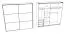 Schiebetürenschrank / Kleiderschrank Sabadell 12, Farbe: Weiß / Weiß Hochglanz - 222 x 229 x 64 cm (H x B x T)