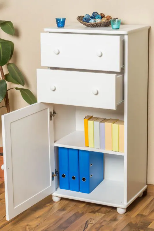 Weiße Kommode 60cm breit