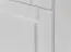Kommode Bresle 04, Kiefer massiv, Farbe: Weiß / Natur - Abmessungen: 85 x 200 x 41 cm (H x B x T)
