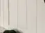 Garderobe Gyronde 28, Kiefer massiv Vollholz, weiß lackiert - 134 x 108 x 8 cm (H x B x T)