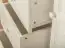 Kommode Kiefer massiv Vollholz weiß lackiert Junco 158 – Abmessung 123 x 121 x 42 cm