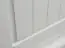 Vitrine Gyronde 17, Kiefer massiv Vollholz, weiß lackiert - 130 x 90 x 45 cm (H x B x T)