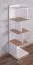 Jugendzimmer - Regal Dennis 15, Farbe: Esche / Weiß - Abmessungen: 155 x 35 x 38 cm (H x B x T)