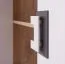 Kinderzimmer - Schrank Fabian 04, Farbe: Eiche Hellbraun / Weiß / Grau - 190 x 80 x 40 cm (H x B x T)