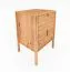 Nachtkommode Wellsford 07 Wildeiche massiv geölt - Abmessungen: 69 x 60 x 36 cm (H x B x T)