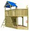 Spielturm K33 inkl. Anbauelement, Piratenschiff und Sandkasten - Abmessungen: 340 x 225 cm (L x B)