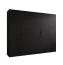 Kleiderschrank | 5-Türig | Farbe: Schwarz | 2,5 Meter breit | Griffe: Schwarz | 3 Kleiderstangen | 3 Fächer | Maße: 250 x 52 x 202 cm | ABS-Kantenschutz