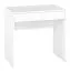 Schreibtisch Tornved 01, Farbe: Weiß - Abmessungen: 79 x 83 x 51 cm (H x B x T)