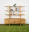 Regal Wooden Nature 131 Eiche massiv - 150 x 150 x 38 cm (H x B x T)