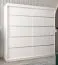 2 Meter breiter Kleiderschrank mit 2 Türen | Farbe: Weiß Abbildung